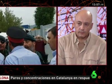 El portavoz del Sindicato de Policías de Cataluña, David Miquel El portavoz del Sindicato de Policías de Cataluña, David Miquel