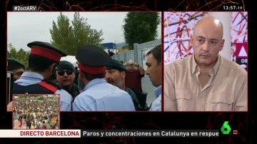 El portavoz del Sindicato de Policías de Cataluña, David Miquel