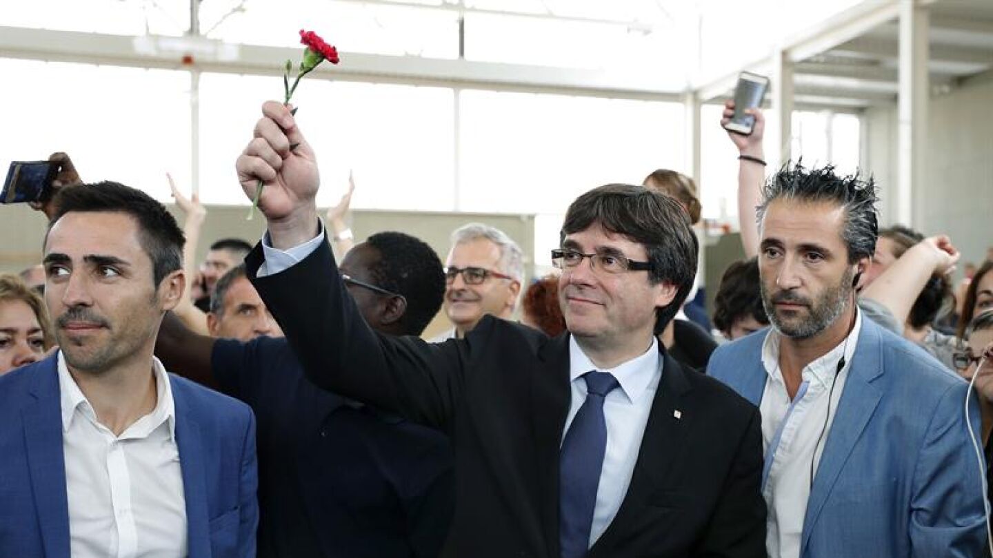 El presidente de la Generalitat, Carles Puigdemont
