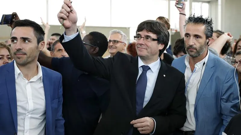 El presidente de la Generalitat, Carles Puigdemont