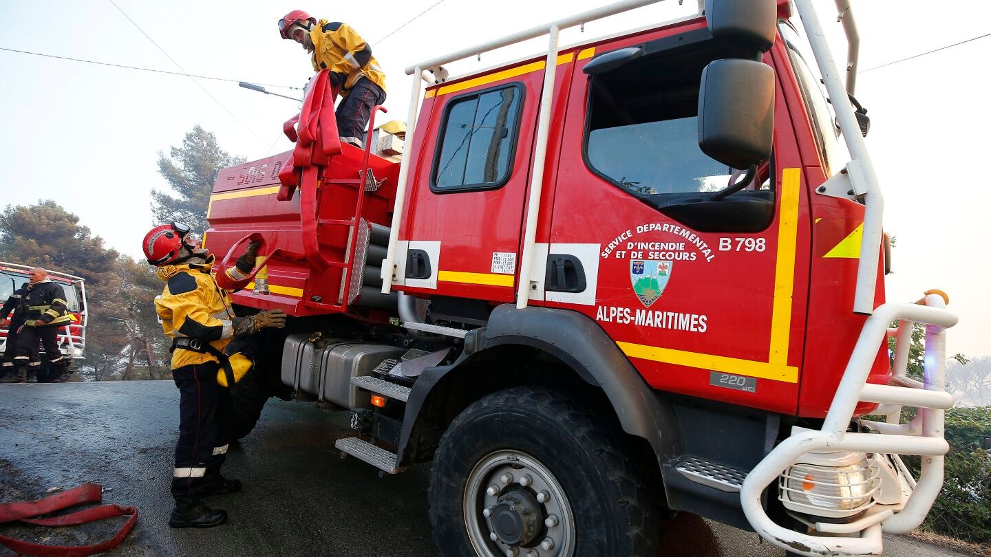 Bomberos en Francia 