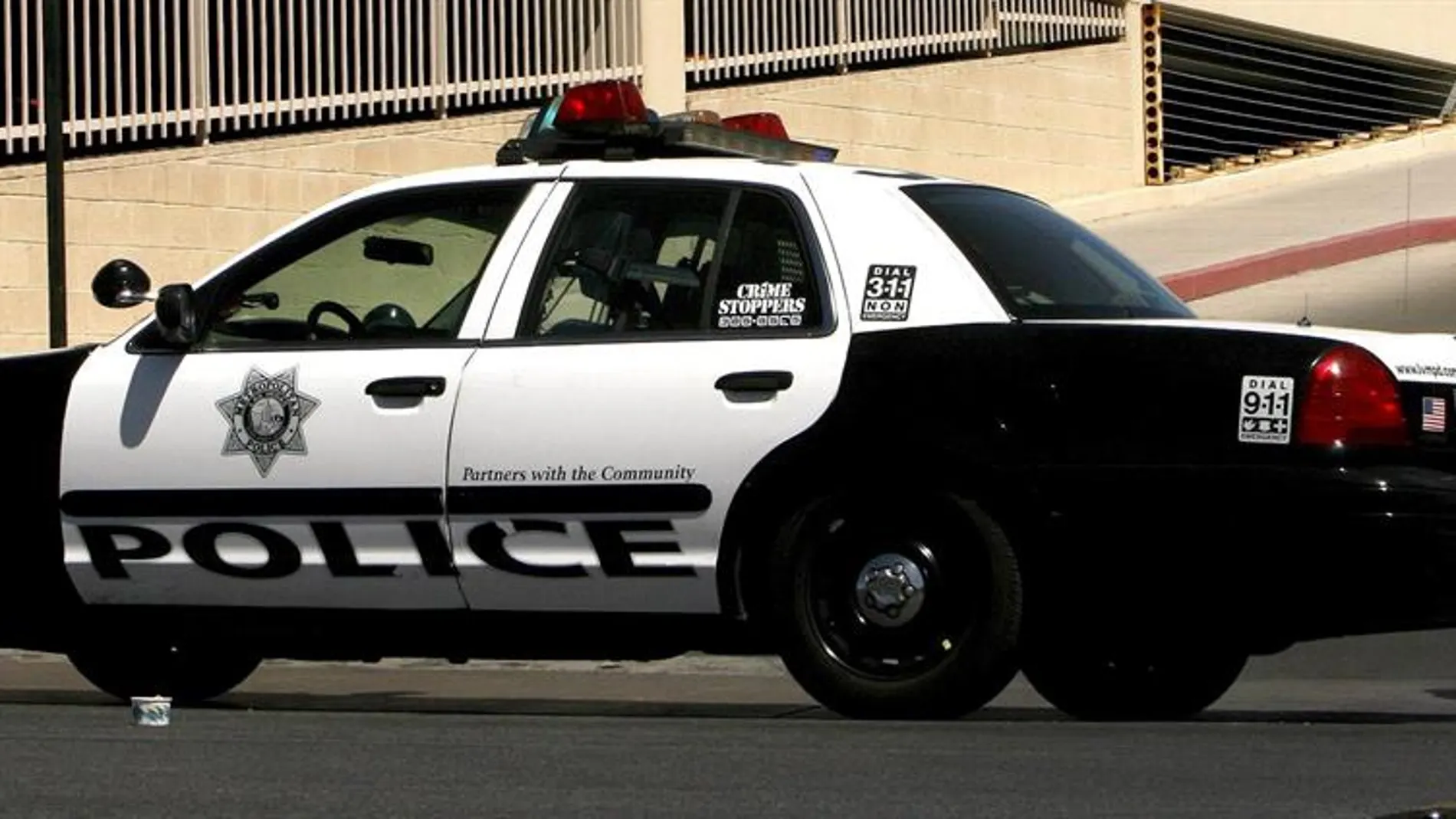 Coche de Policía en Las Vegas