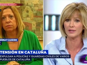 La alcaldesa de Calella y Susanna Griso La alcaldesa de Calella y Susanna Griso