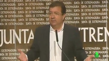 Guillermo Fernández Vara, durante una comparecencia