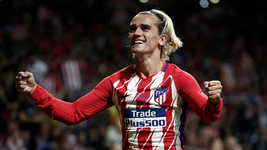 Griezmann, en un partido con el Atlético Griezmann, en un partido con el Atlético