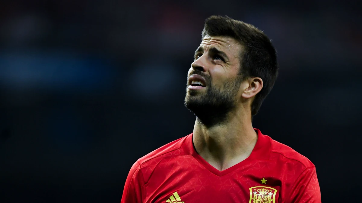 Piqué, con la Selección