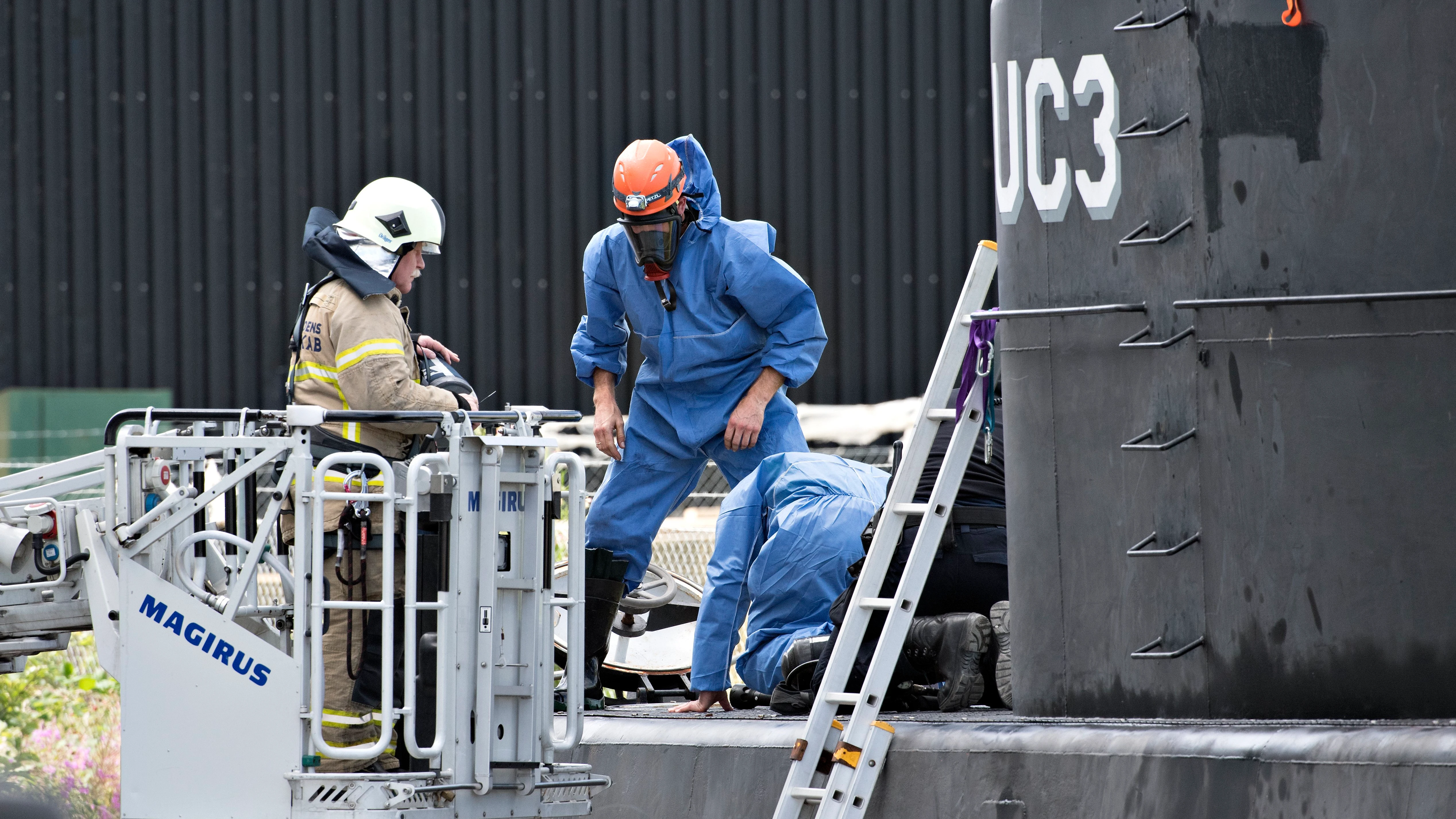 La policía investiga el submarino de fabricación casera de Madsen