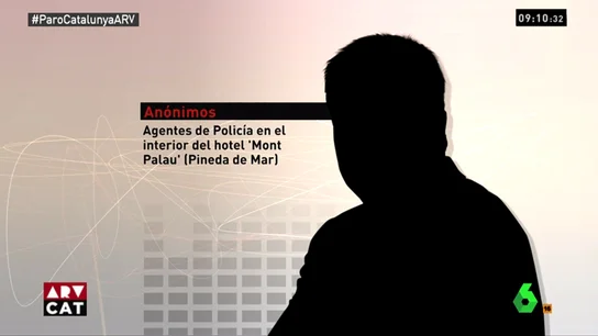 Los agentes de Policía alojados en Pineda de Mar Los agentes de Policía alojados en Pineda de Mar