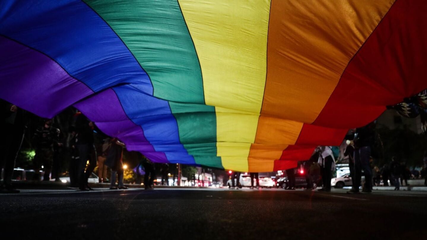 Manifestaci&oacute;n en apoyo al colectivo LGTBI