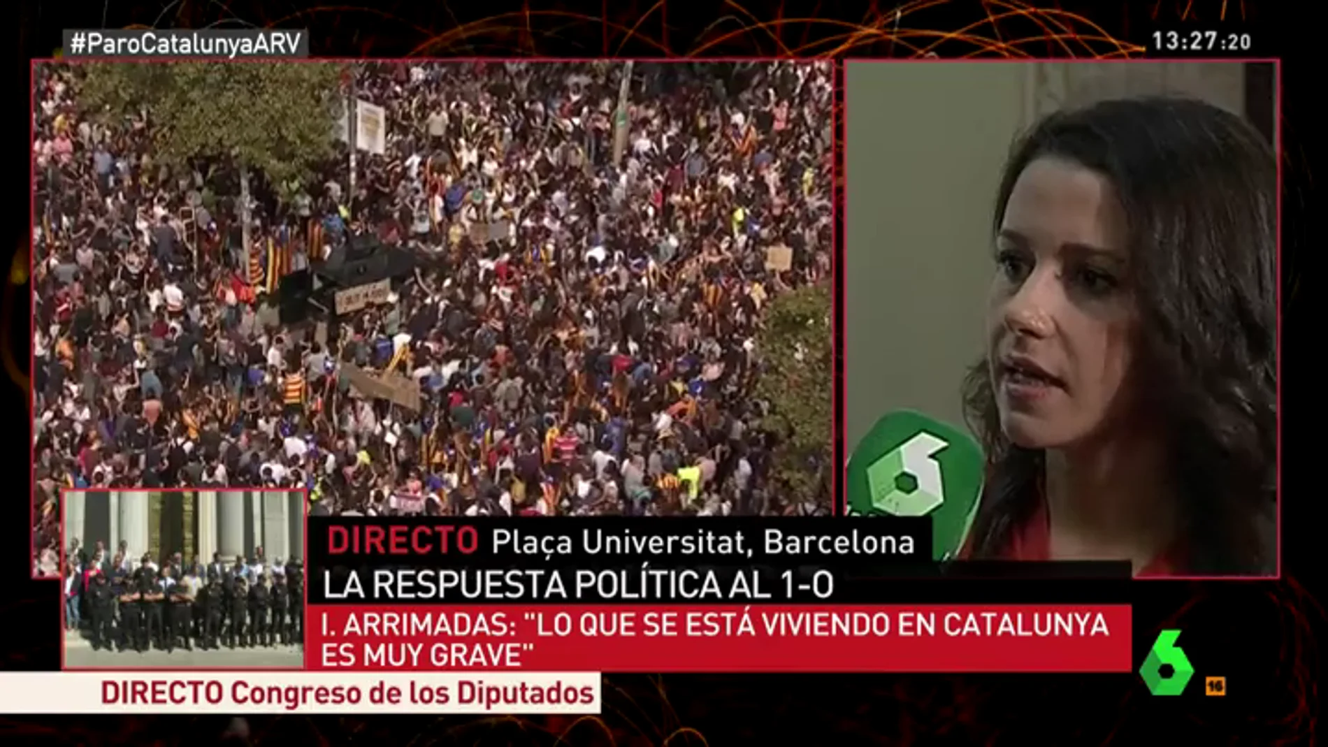 Inés Arrimadas, líder de Ciudadanos en Cataluña
