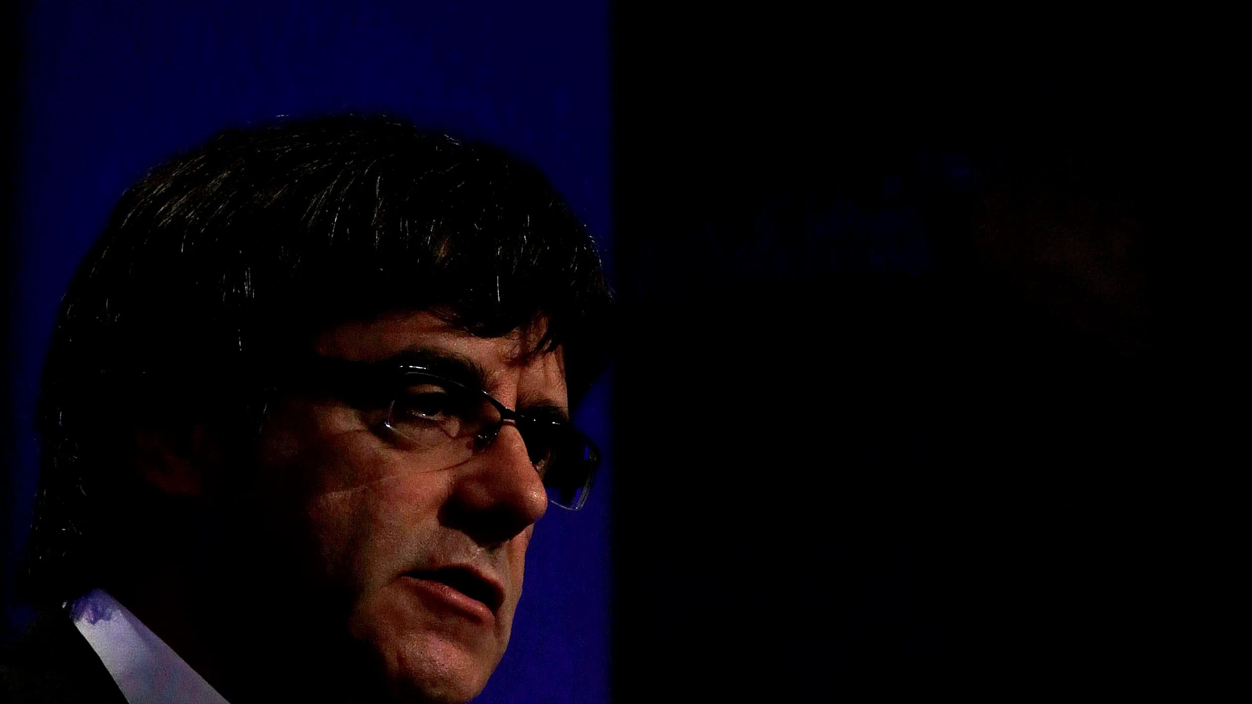 Carles Puigdemont, durante una comparecencia