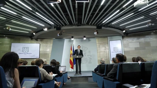 Mariano Rajoy en el Palacio de la Moncloa Mariano Rajoy en el Palacio de la Moncloa