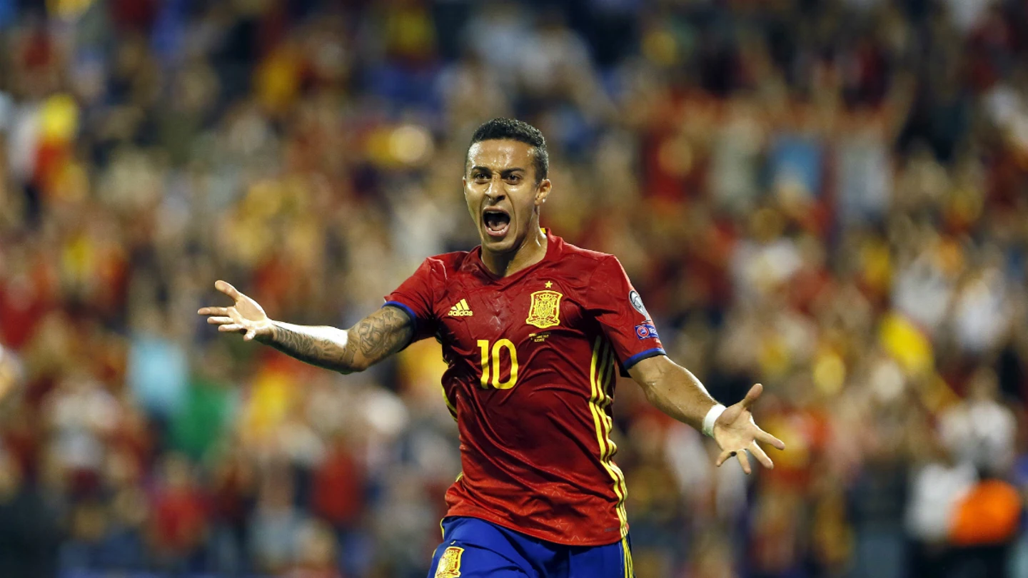 Thiago, con la Selección Thiago, con la Selección