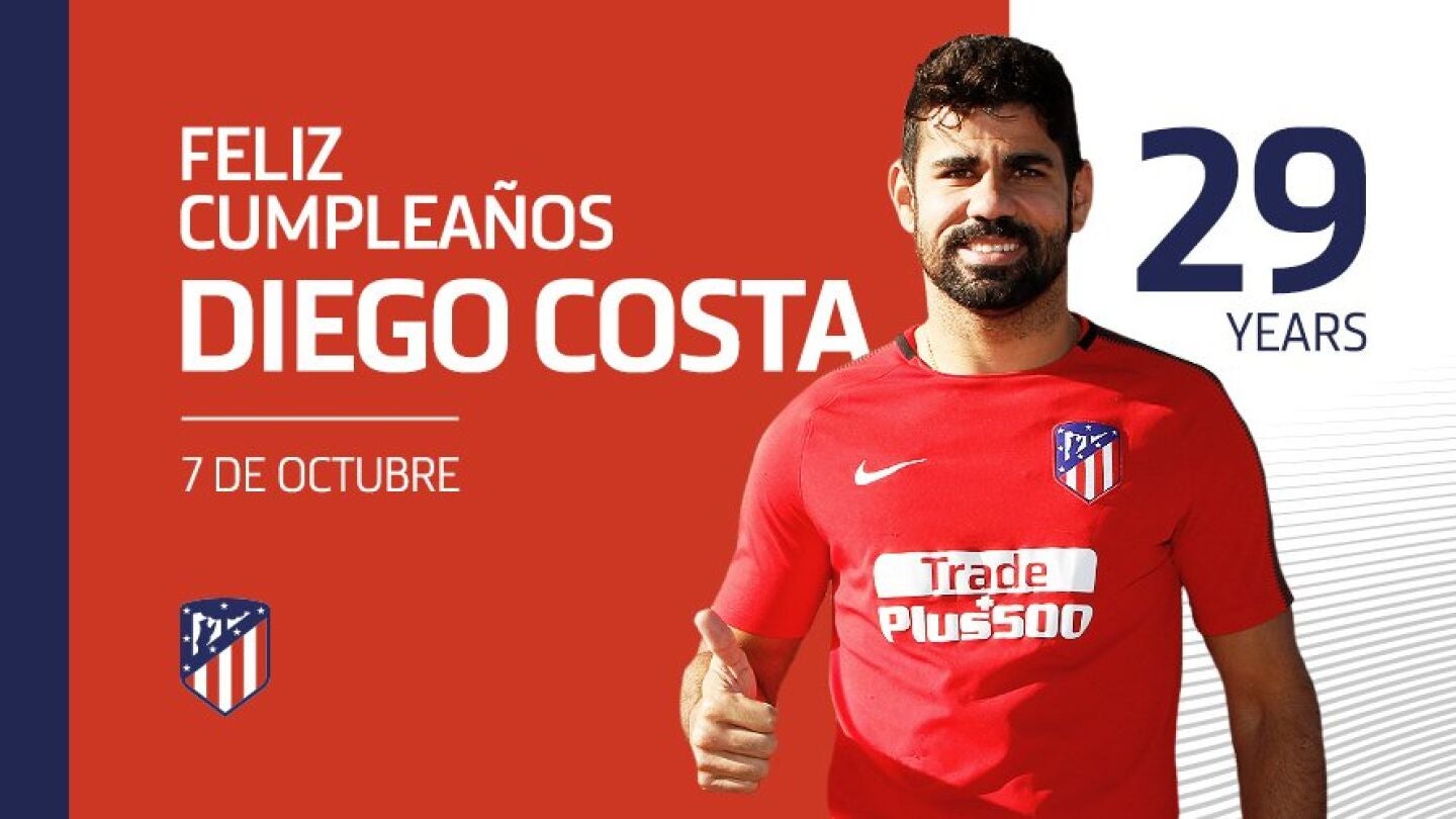 Diego Costa cumple 29 a&ntilde;os