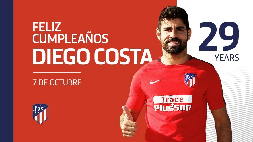 Diego Costa cumple 29 años