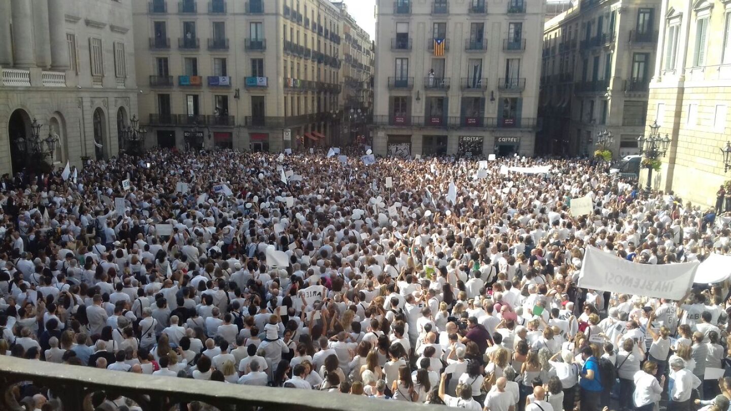 Plaza Sant Jaume de Barcelona