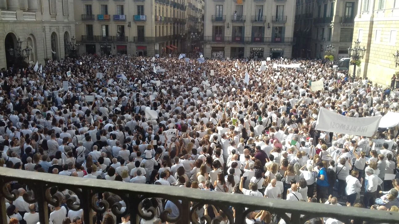 Plaza Sant Jaume de Barcelona