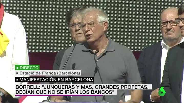 El expresidente del Parlamento Europeo Josep Borrell 