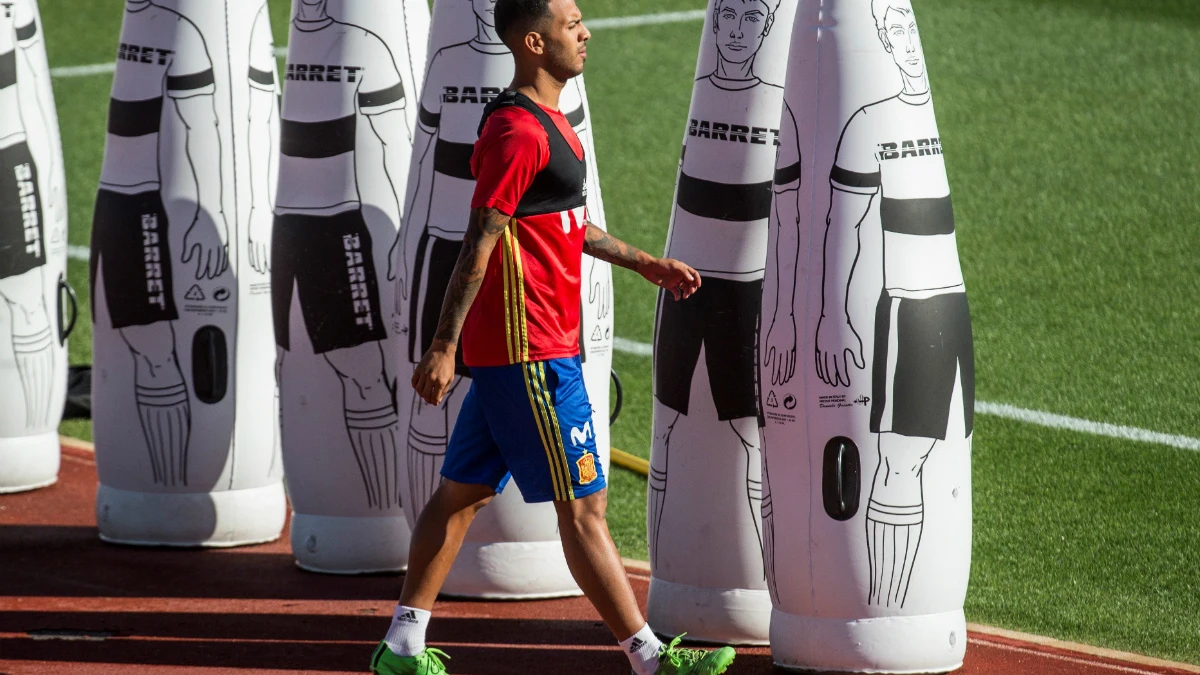 Jonathan Viera, con la Selección