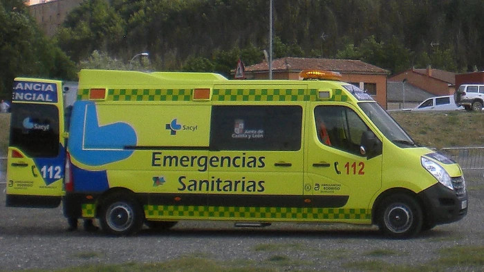 Ambulancia de los servicios de Emergencias de Castilla y León