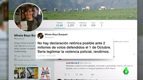 Twitter de Mireia Boya Twitter de Mireia Boya