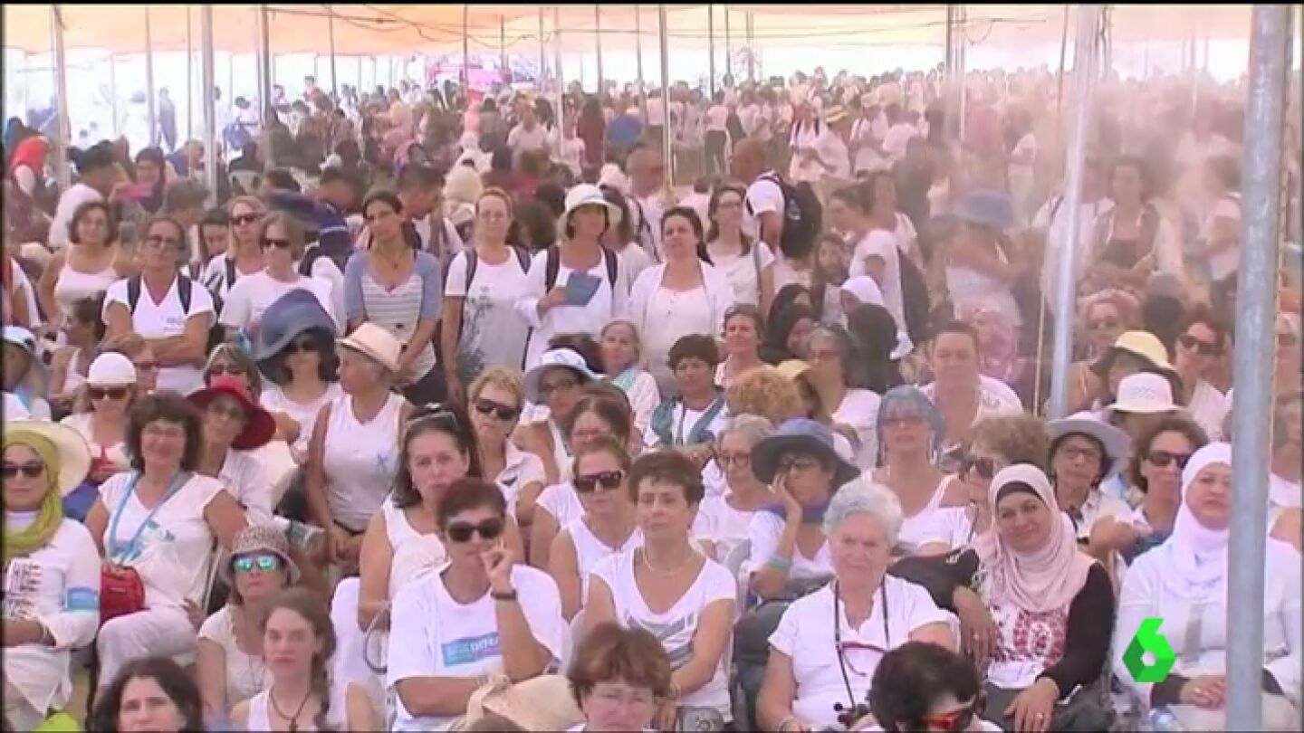 Marcha por la paz en el desierto