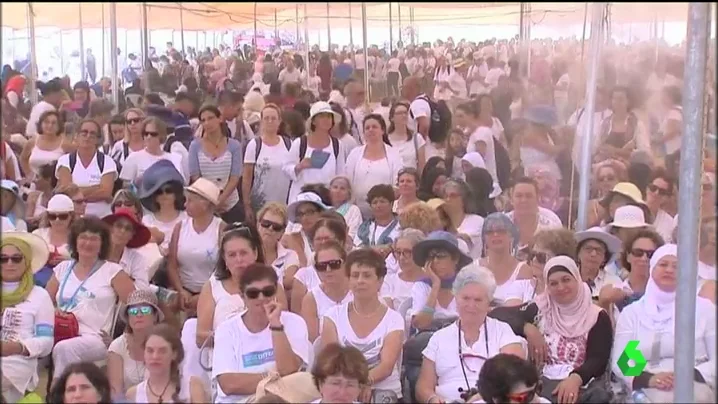 Marcha por la paz en el desierto