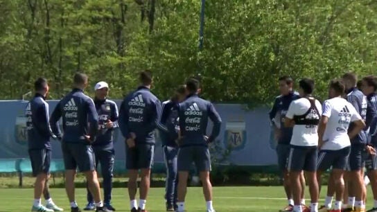 Arenga de Sampaoli en Argentina