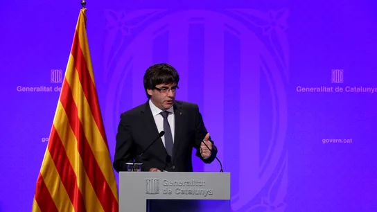 El presidente de la Generalitat, Carles Puigdemont El presidente de la Generalitat, Carles Puigdemont
