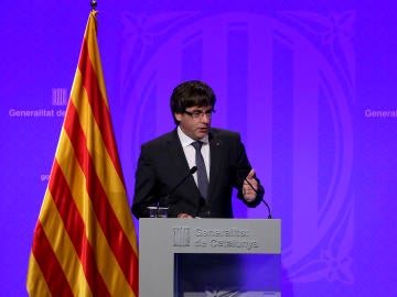 El presidente de la Generalitat, Carles Puigdemont El presidente de la Generalitat, Carles Puigdemont