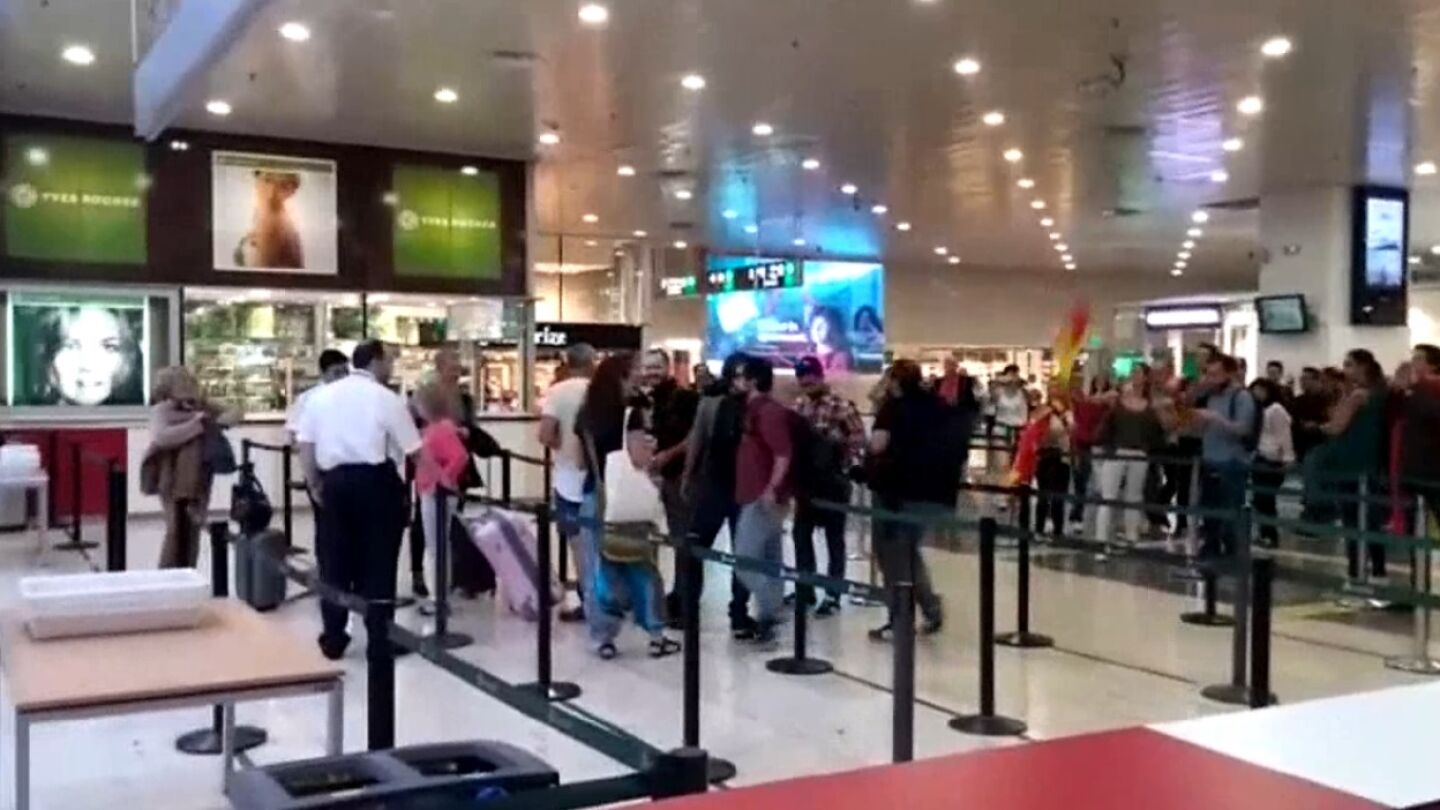 Abucheos contra Pablo Iglesias en Barcelona