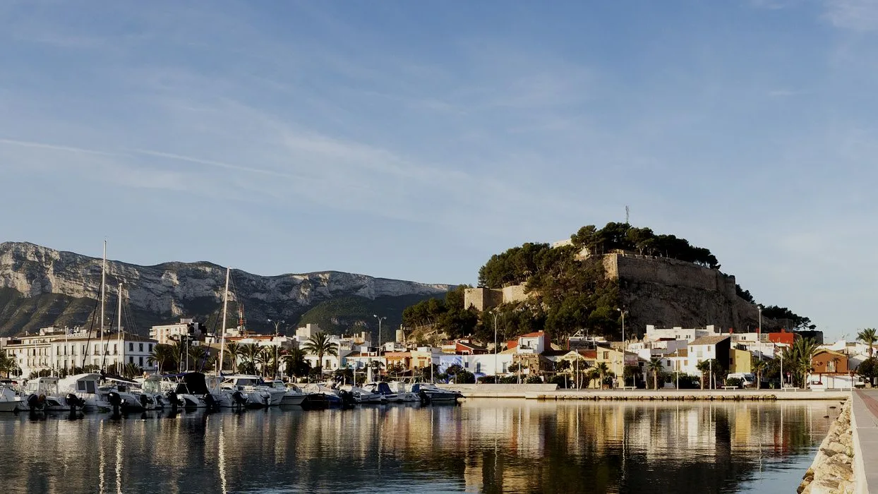 Imagen del castillo de Dénia