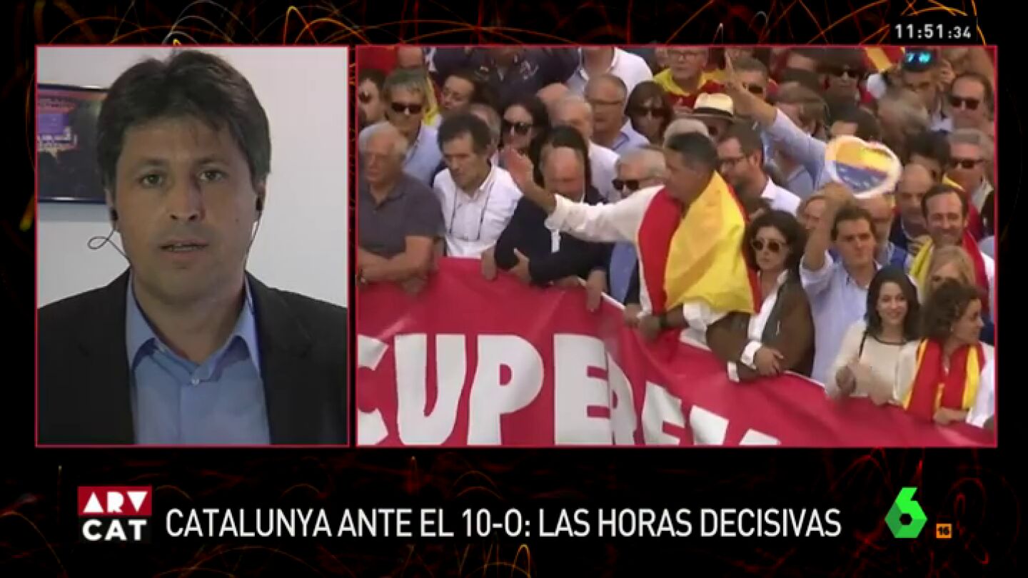 Jos&eacute; Rusi&ntilde;ol, miembro de Societat Civil Catalana