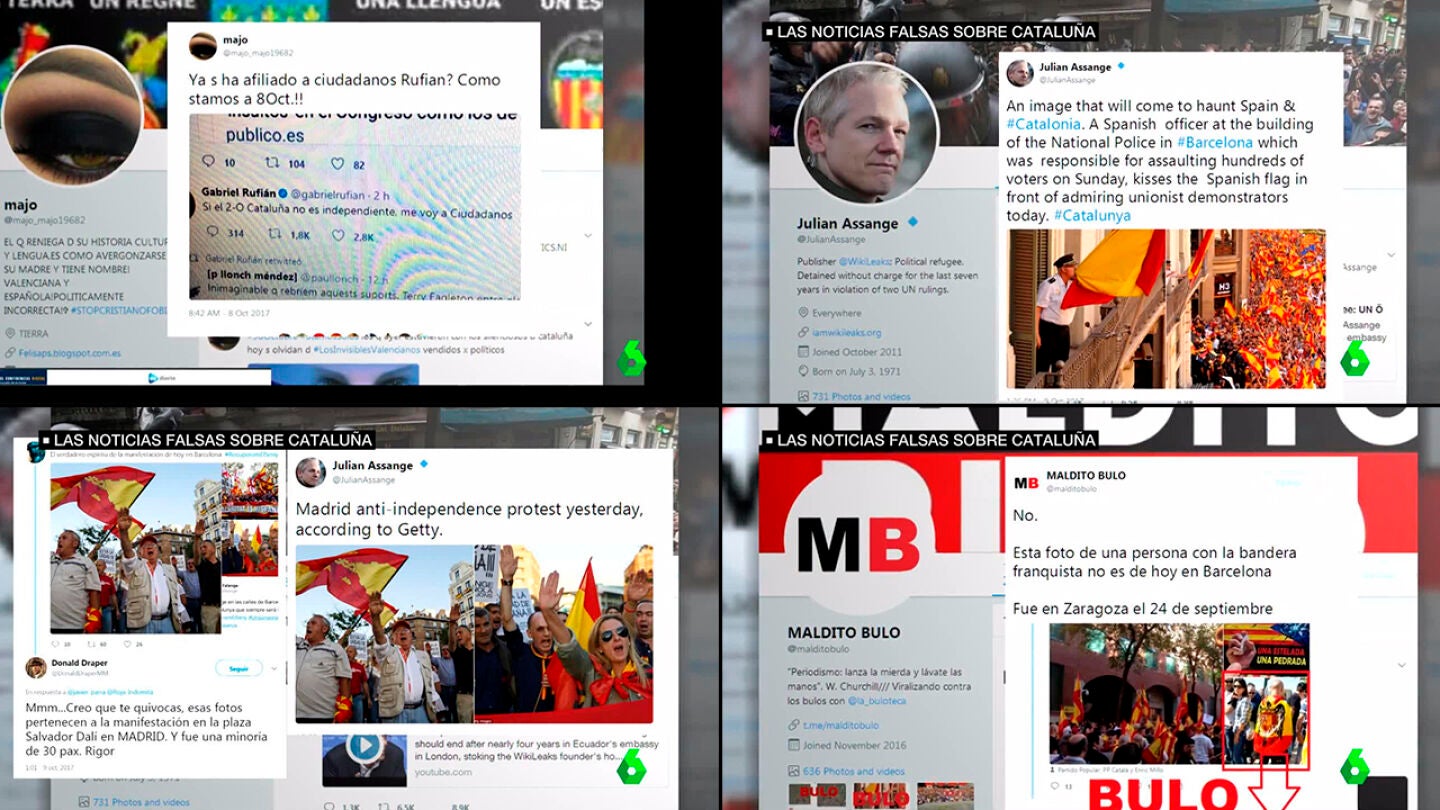 Los bulos sobre la manifestaci&oacute;n de Barcelona