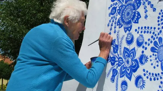 La artista checa Agnes Kasparkova La artista checa Agnes Kasparkova