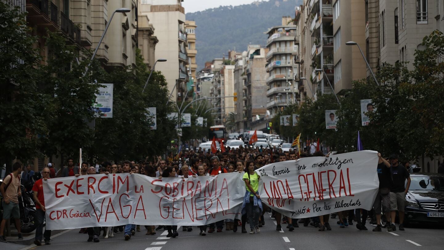 Arran en una manifestaci&oacute;n en Barcelona