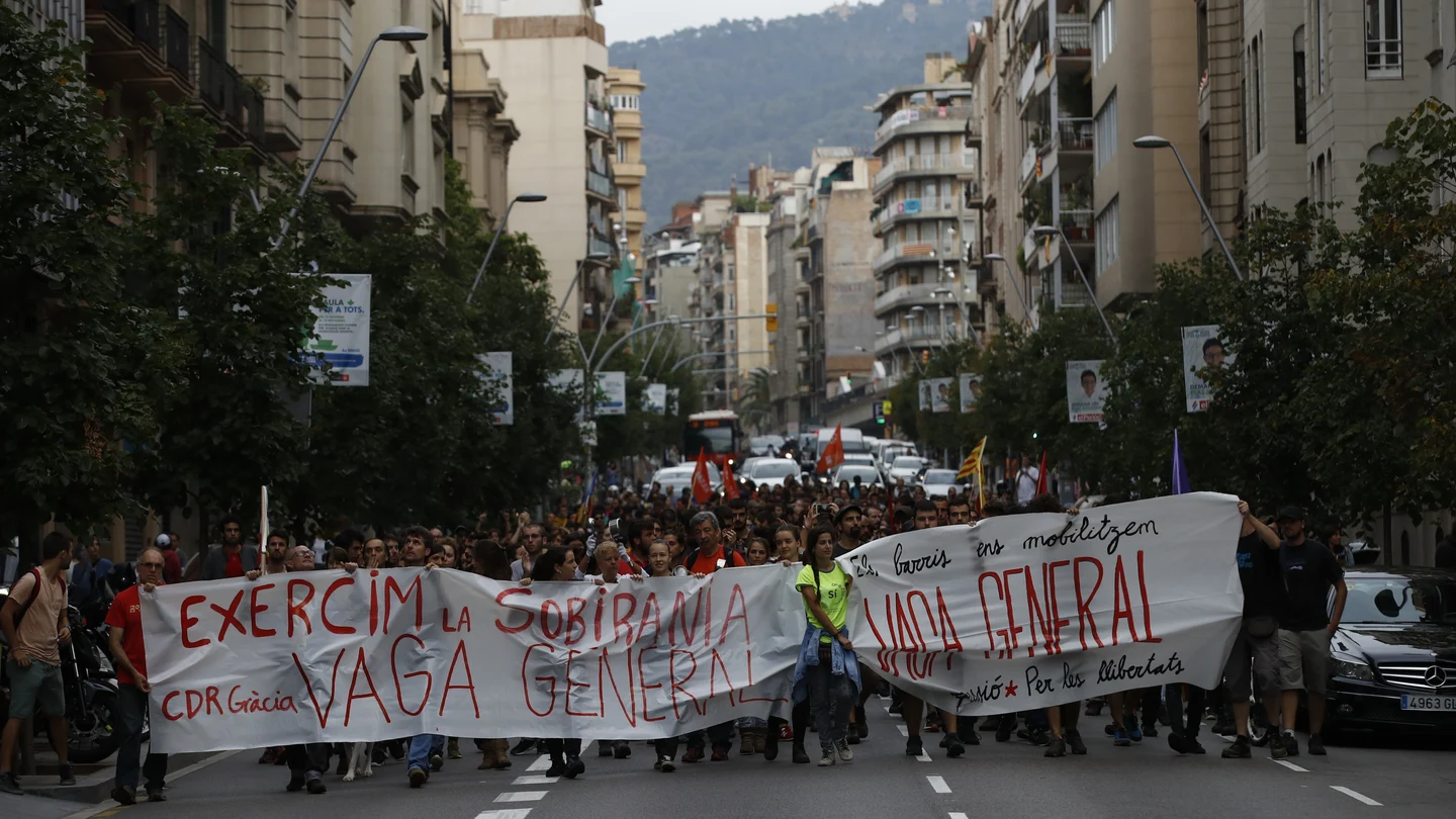 Arran en una manifestación en Barcelona Arran en una manifestación en Barcelona