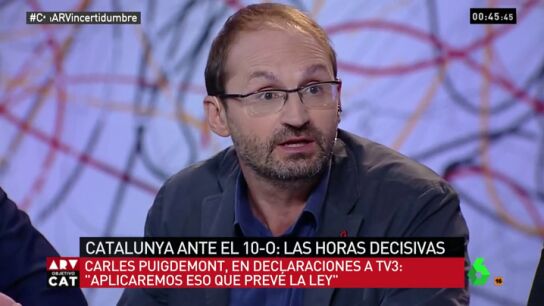 Joan Herrera apuesta por el di&aacute;logo en Catalu&ntilde;a: "Menos testosterona y m&aacute;s seguir el ejemplo de Carmena y Colau en El Intermedio"
