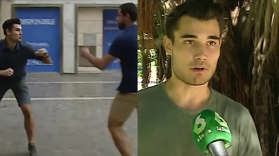 Vicente, agredido en Valencia