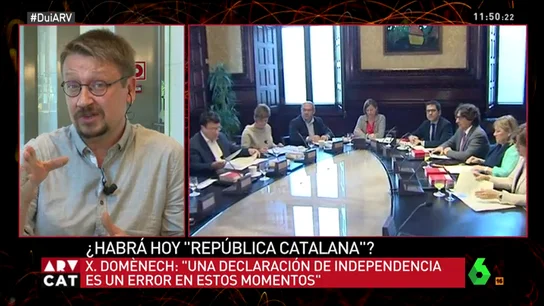 Xavier Domènech, en Al Rojo Vivo Xavier Domènech, en Al Rojo Vivo