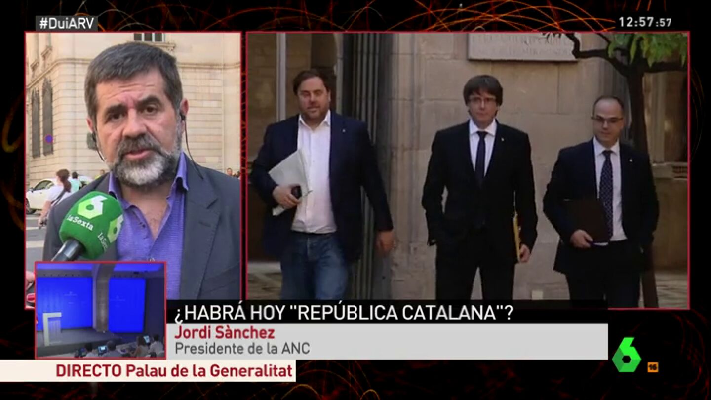 Jordi S&aacute;nchez, en Al Rojo Vivo