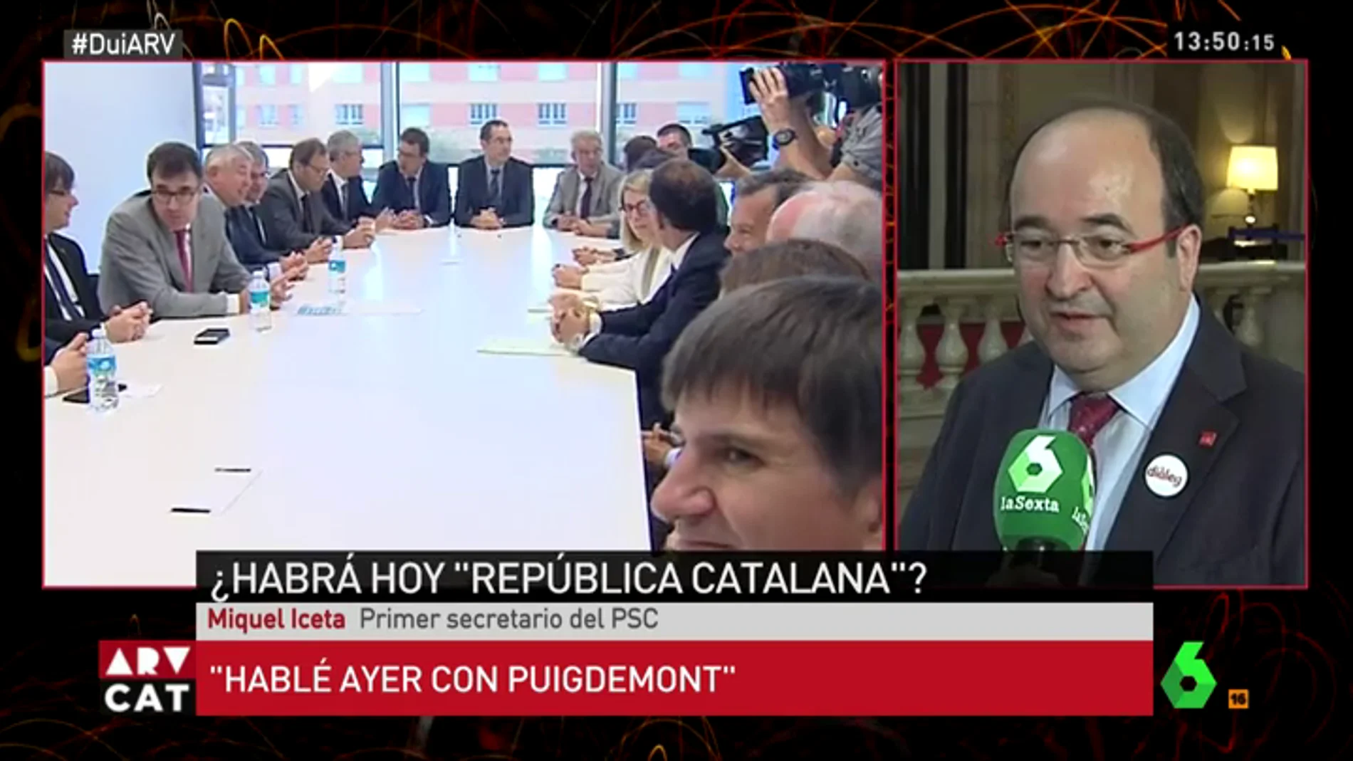 Carles Puigdemont, en Al Rojo Vivo