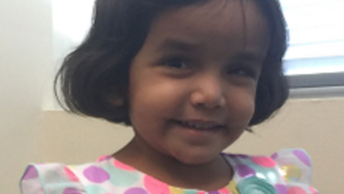 La ni&ntilde;a desaparecida en Texas