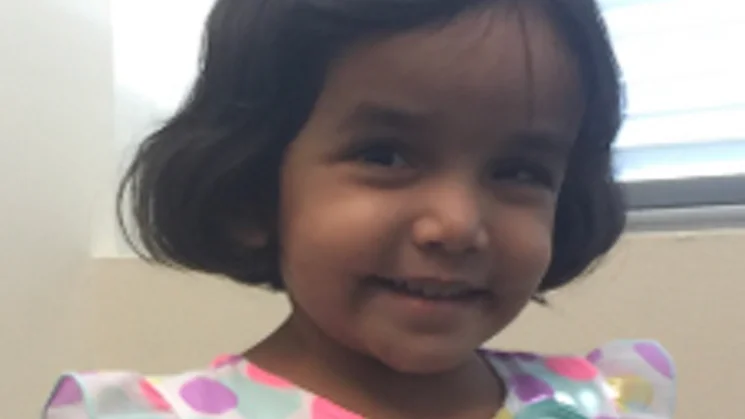 La niña desaparecida en Texas