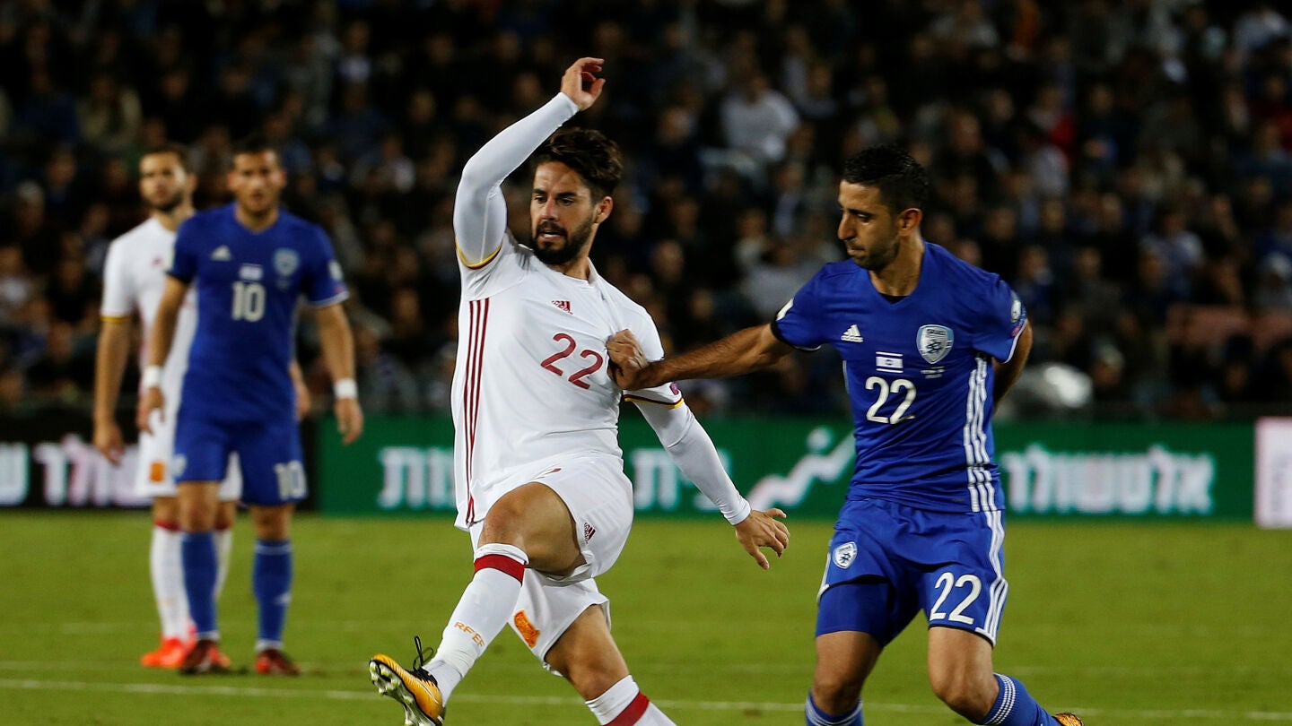 Isco, en el partido ante Israel