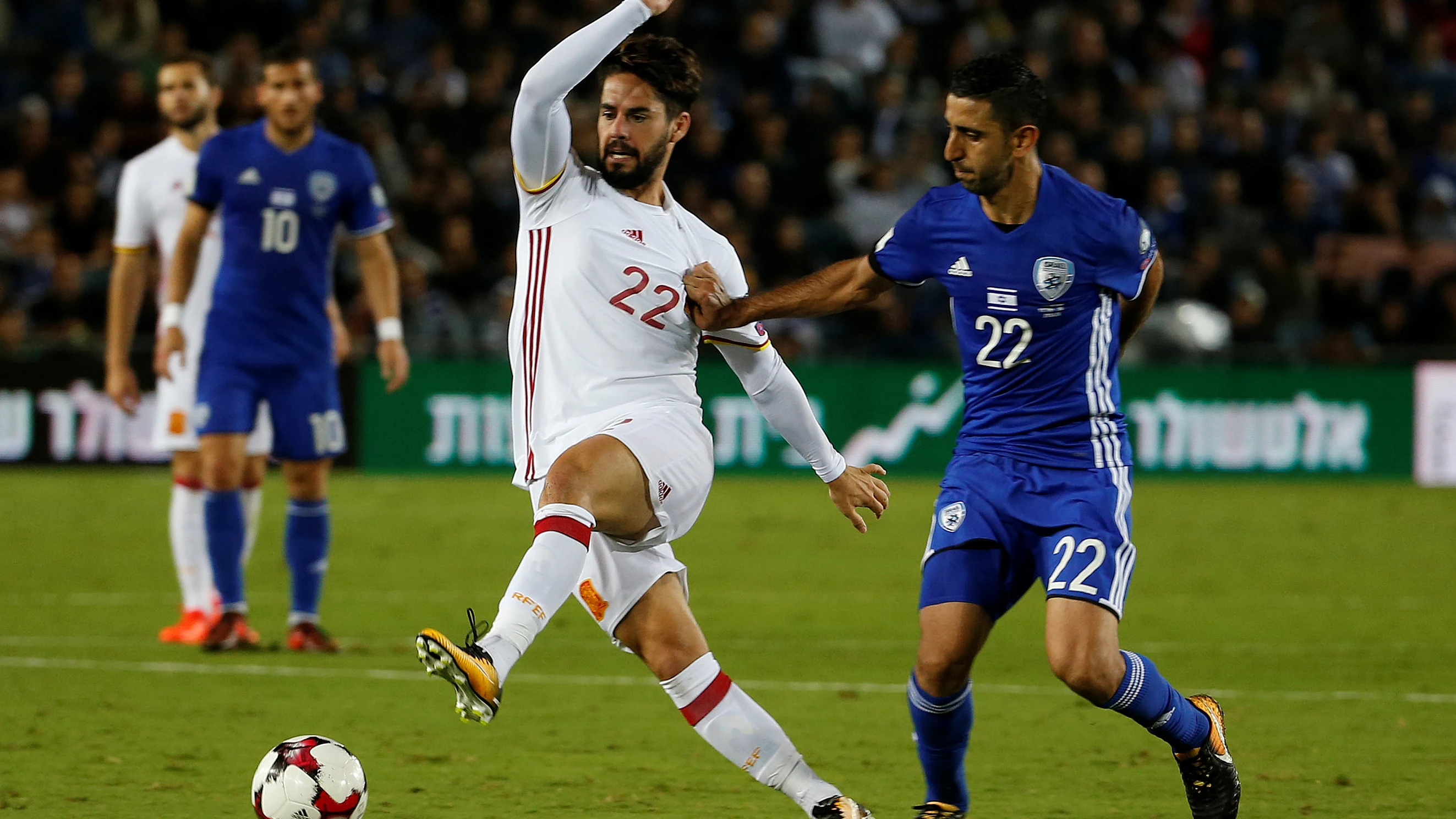 Isco, en el partido ante Israel