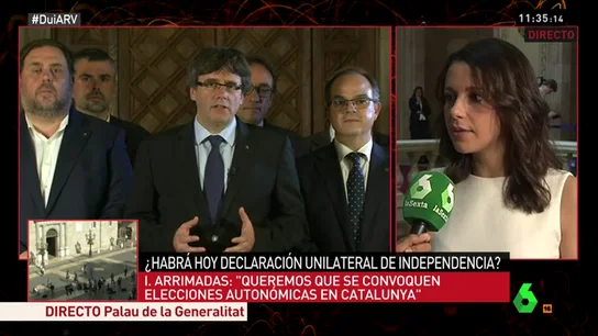 Inés Arrimadas, en Al Rojo Vivo Inés Arrimadas, en Al Rojo Vivo