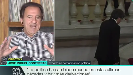 José Miguel Contreras, experto en comunicación política José Miguel Contreras, experto en comunicación política