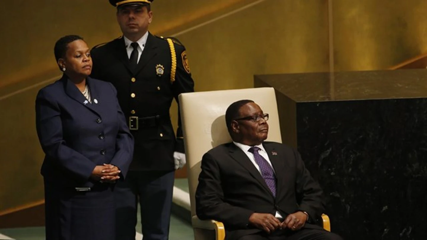 El presiente de Malaui, Peter Mutharika El presiente de Malaui, Peter Mutharika
