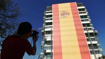 La bandera de España más grande jamás fabricada